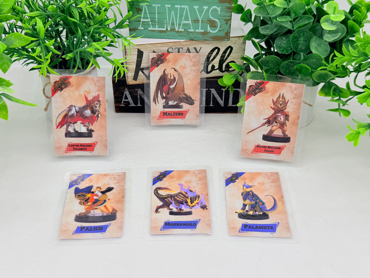 Monster Hunter Amiibo Sets Laminated Version