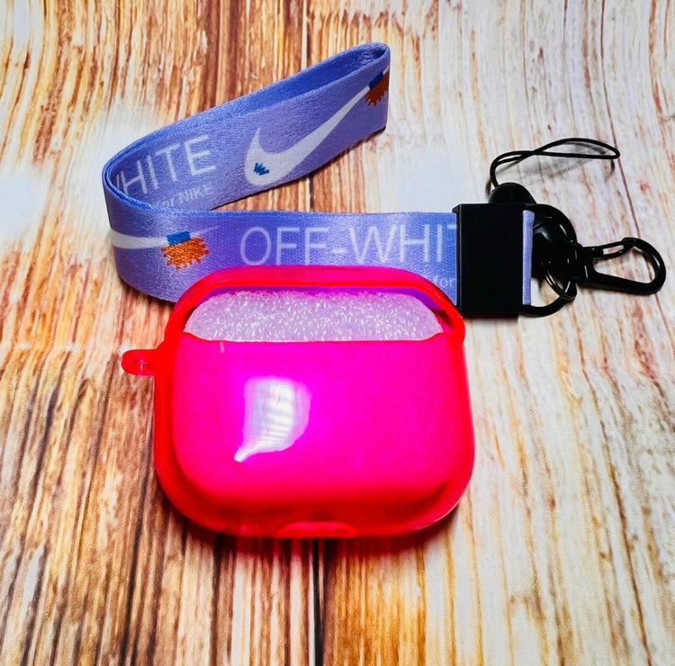 Nike OFF WHITE design Protective case for AirPods 3: Pink