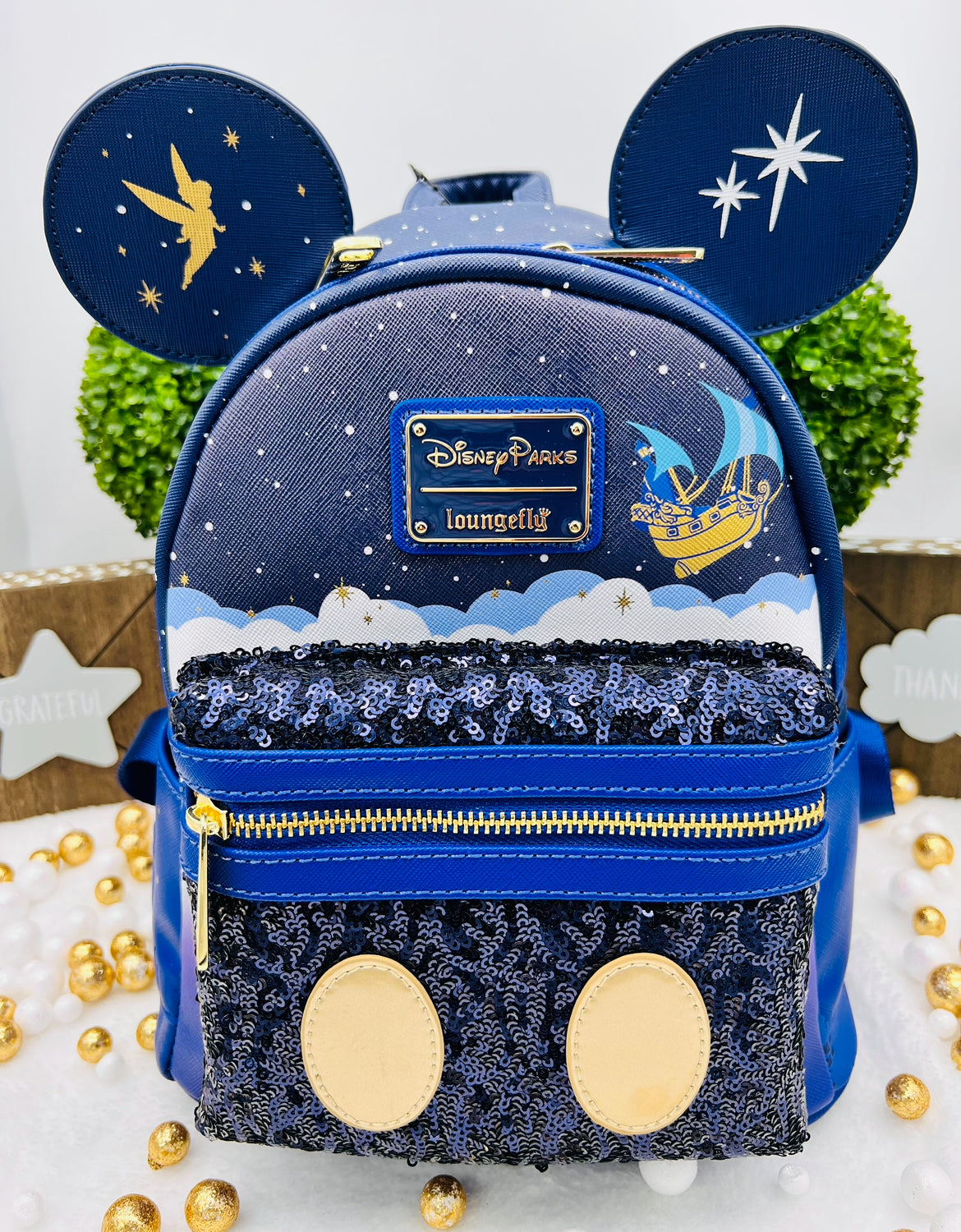 disney loungefly mini backpack blue Loungefly Mickey Mouse The Main Attraction Mini Backpack, 6 of 12"