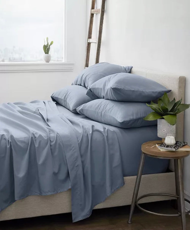 Ienjoy Home PREMIUM Solids in Style 6-Pc. Sheet Set, Queen- Stone Color