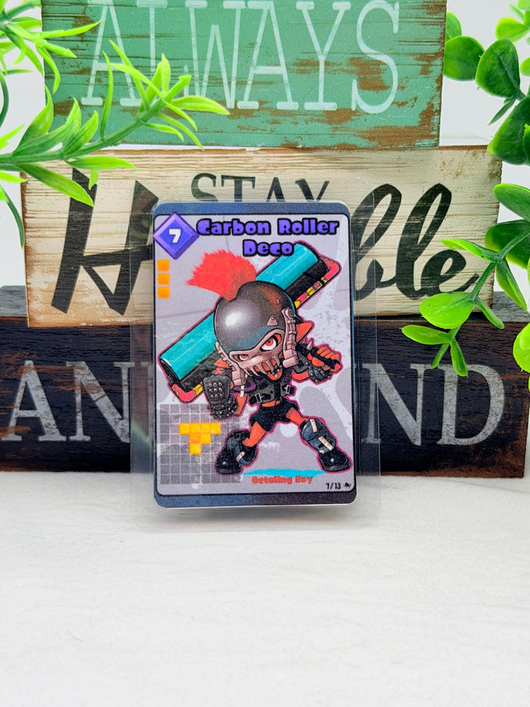 Splatoon Tablesuft Battle Cards Fanart Amiibo Laminated Cards