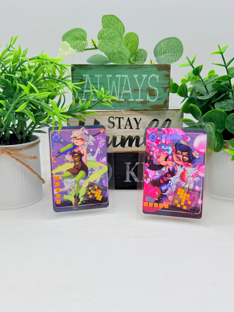Splatoon Tablesuft Battle Cards Fanart Amiibo Laminated Cards