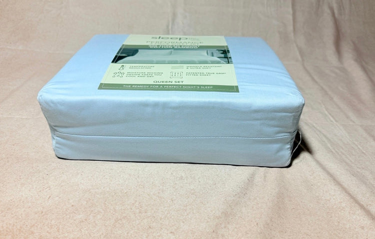 Sleep RX 300 Thread Count 4-pc Queen Sheet Set from Macys, Blue