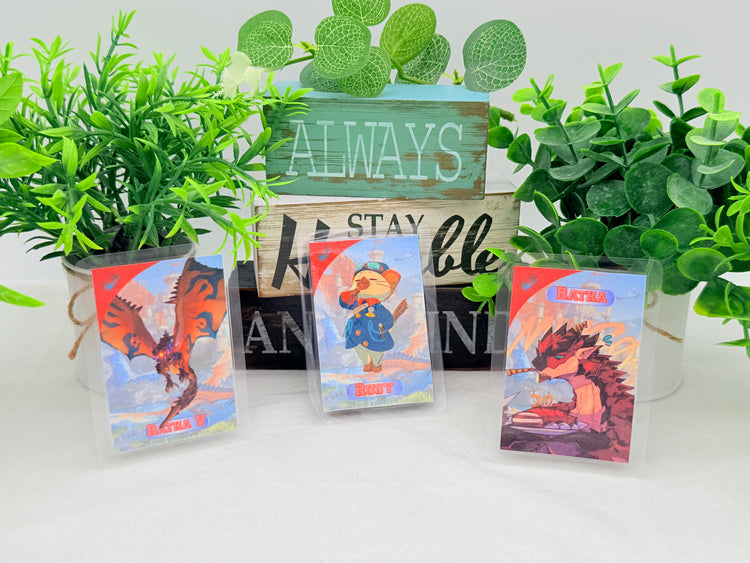 Fanart Monster Hunter Stories 3 Twisted Reflection Amiibo Cards -Laminated Version