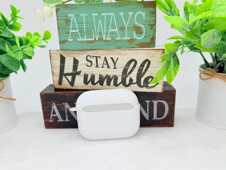 Nike OFF WHITE design Protective case for AirPods Pro 3 (2025) Matte White
