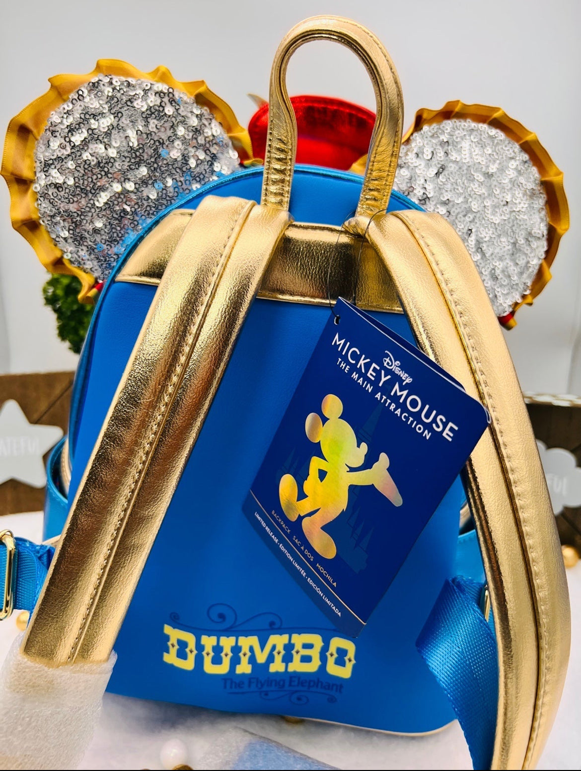 disney dumbo mini backpack Loungefly Disney Dumbo Main Attraction mini Backpack + Ears – Harmony Homes