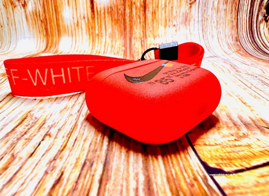 Nike OFF WHITE design Protective case for AirPods 3 (2021) Red