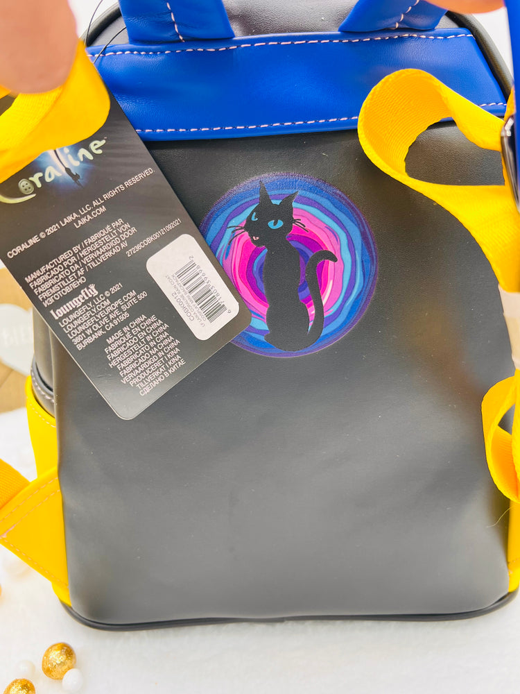 Loungefly Coraline Raincoat Cosplay Mini Backpack