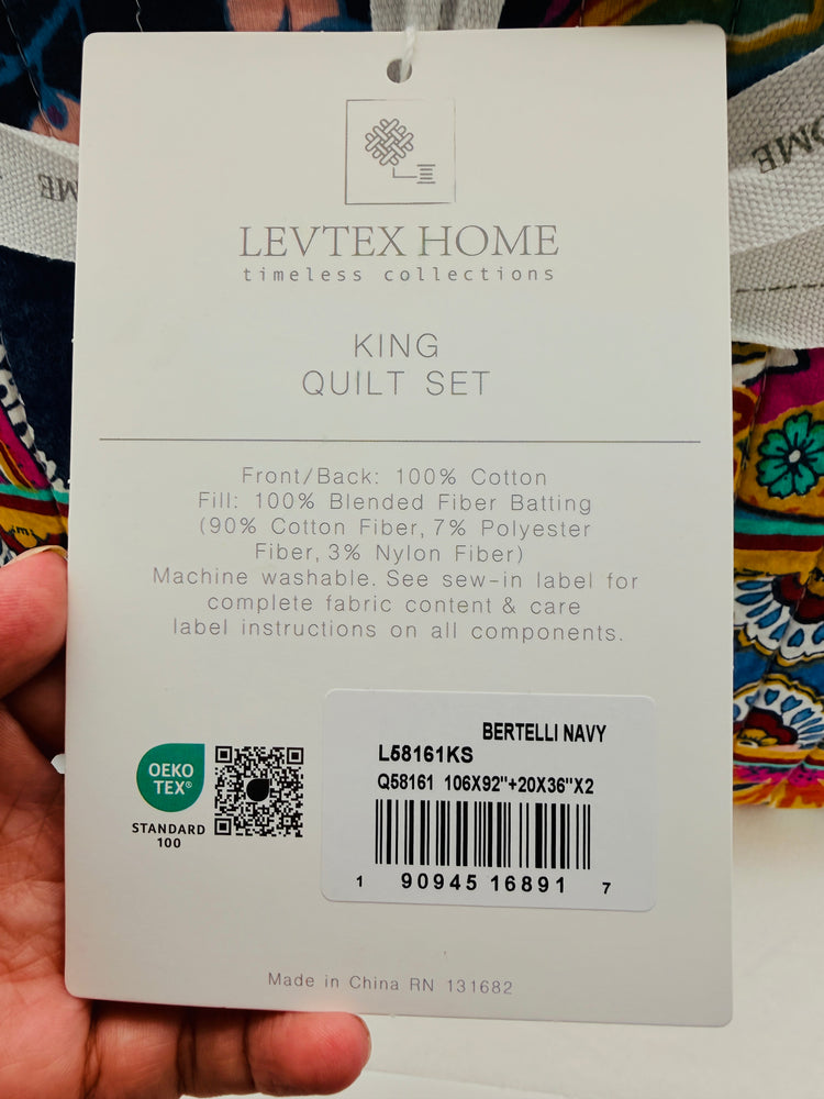Levtex Home Bertelli Paisley 3-Pc. Quilt Set, King