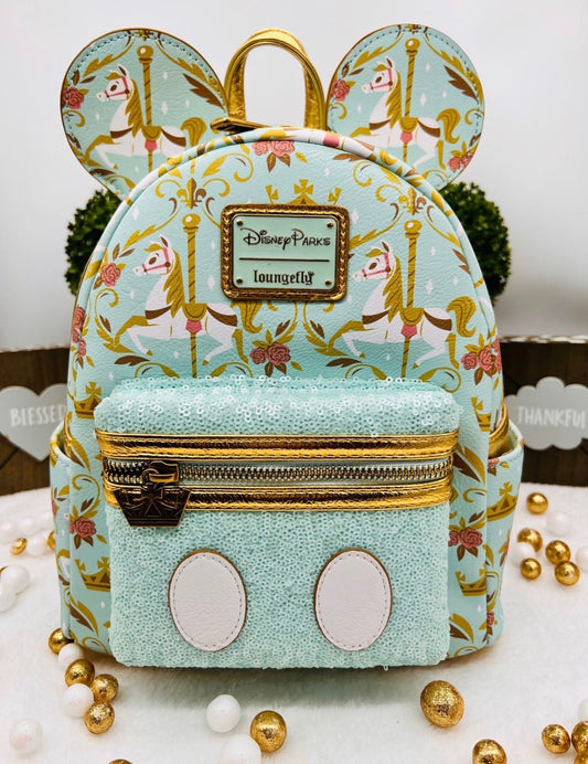 Dianey Parks MMA Prince Charming Regal Carrousel
Mini Backpack