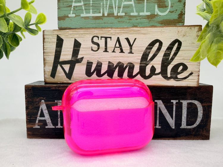 Nike OFF WHITE design Protective case for AirPods Pro 3 (2025)Glossy Pink