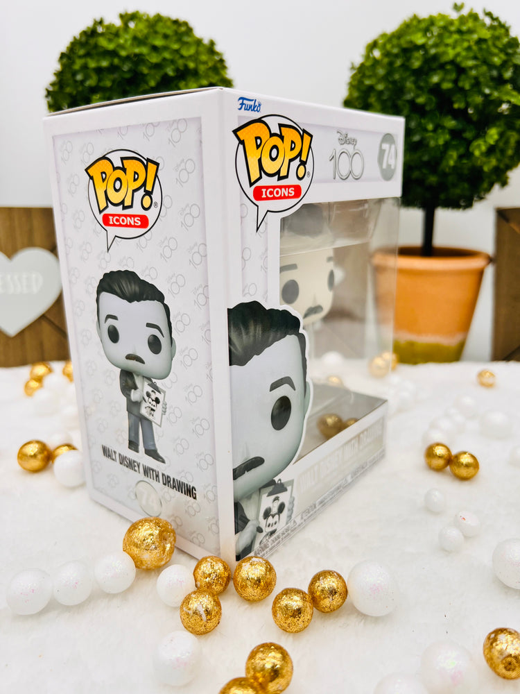 Funko Pop: Disney 100 Walt Disney With Drawing