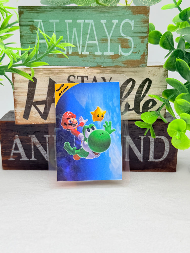 Fanart Super Mario Galaxy Amiibo Cards -Laminated Version