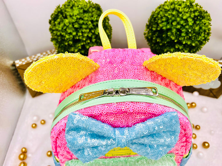 Limited Edition Exclusive - Minnie Mouse Pastel Sequin Mini Backpack