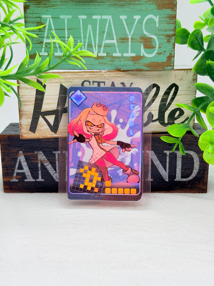 Splatoon Tablesuft Battle Cards Fanart Amiibo Laminated Cards
