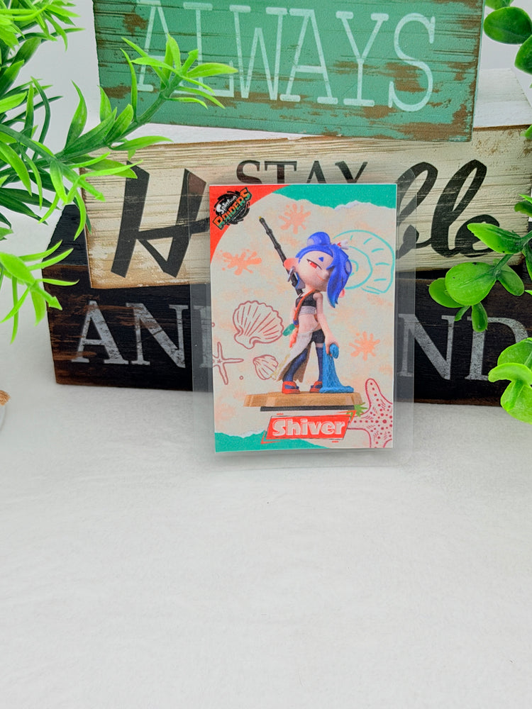 Splatoon Raiders Amiibo Cards Laminated Version
