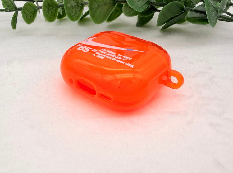 Nike OFF WHITE design Protective case for AirPods 4
(2024) Orange