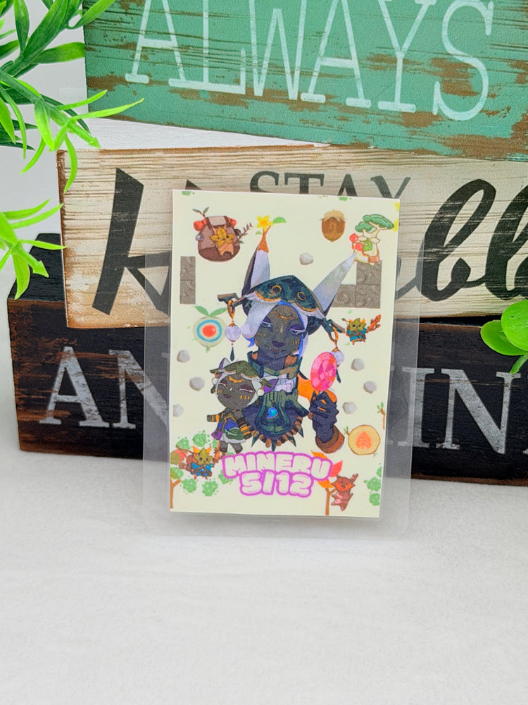 Animal Crossing and Splatoon, Legend of Zelda crossing Fan Art Amiibo Card - Laminated Version