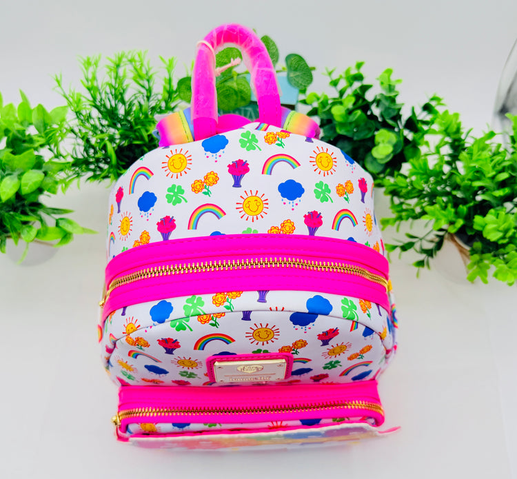 Loungefly Care Bears Stare Rainbow Mini Backpack