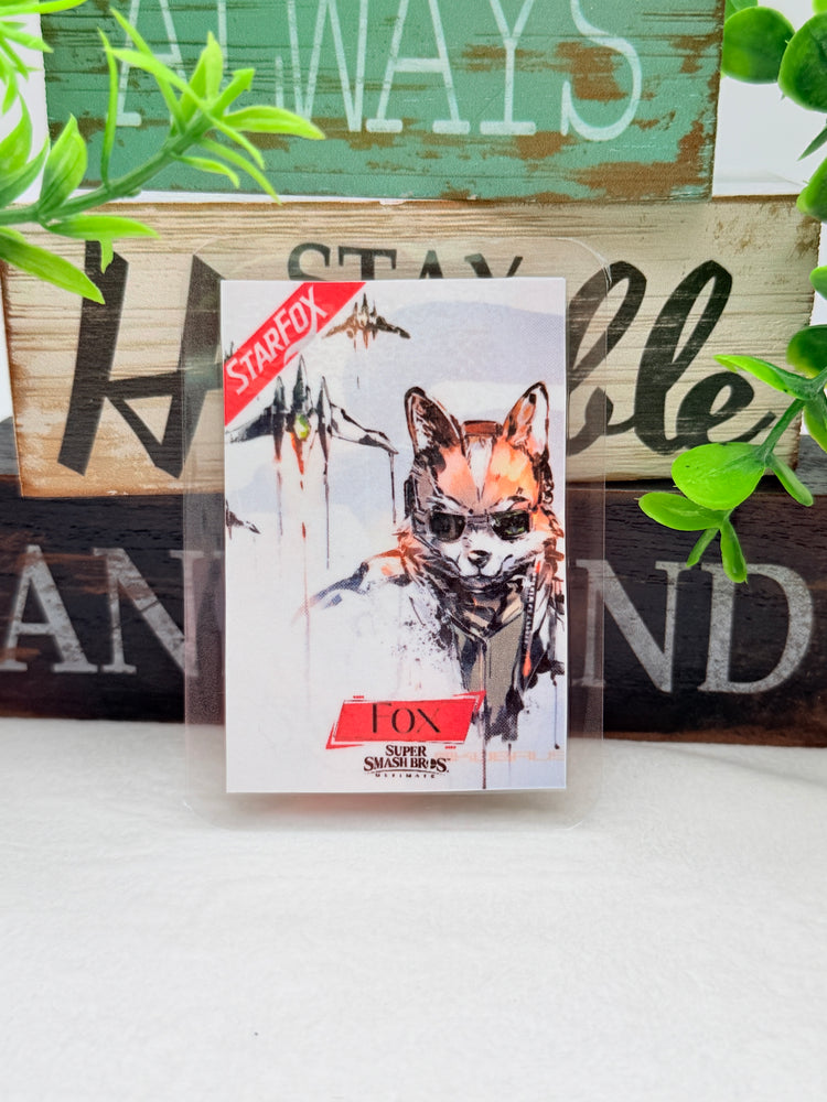 Fanart Star Fox Laminated Amiibo Cards