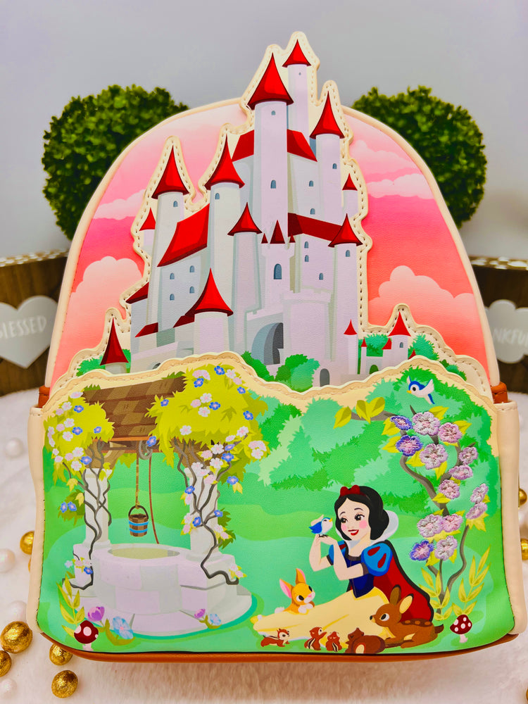 Loungefly Disney Snow White Castle Series Mini Backpack