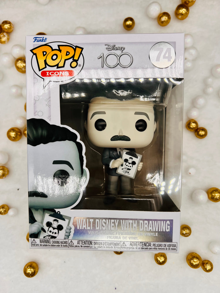 Funko Pop: Disney 100 Walt Disney With Drawing