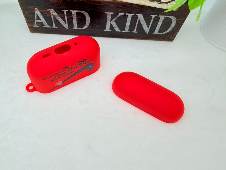 Nike OFF WHITE design Protective case for AirPods Pro 3 (2025) Matte Red