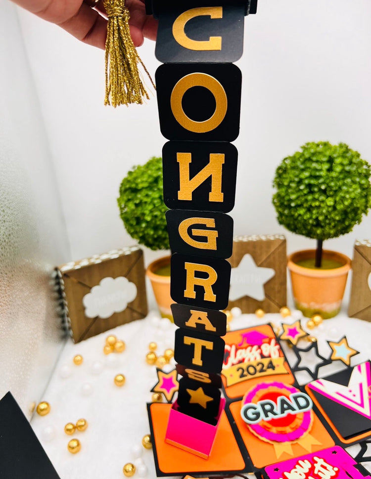 2026 Cute Graduation Exploding/ Pop-up Box