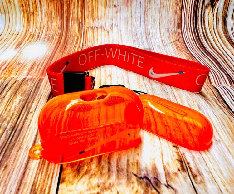 Nike OFF WHITE design Protective case for AirPods 3: Orange