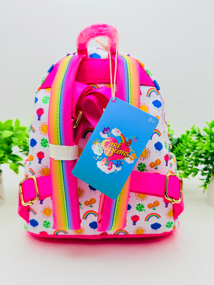Loungefly Care Bears Stare Rainbow Mini Backpack
