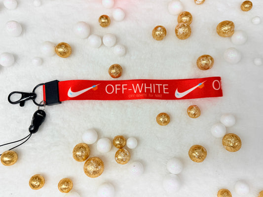 Nike OFF WHITE design Protective case for AirPods 3 (2021) Red