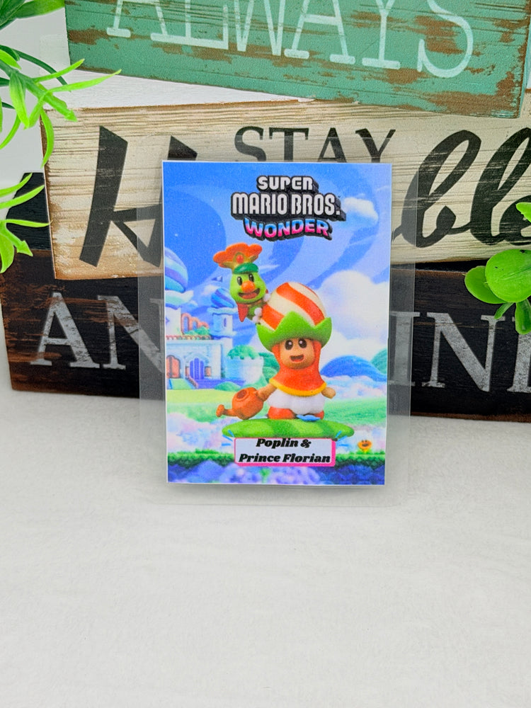 Super Mario Bros Wonder Amiibo Cards - Laminated Version