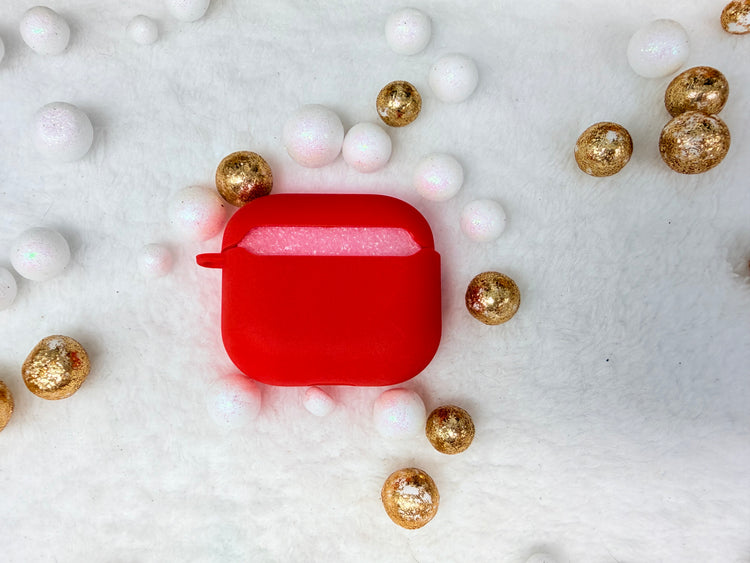 Nike OFF WHITE design Protective case for AirPods 3 (2021) Red