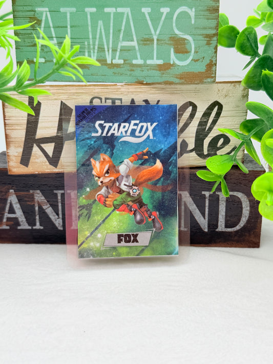 StarFox Laminated Amiibo Cards