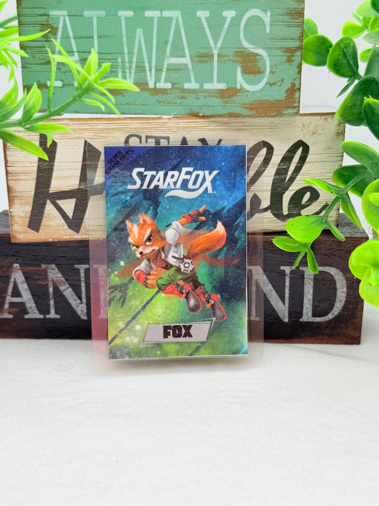 StarFox Laminated Amiibo Cards