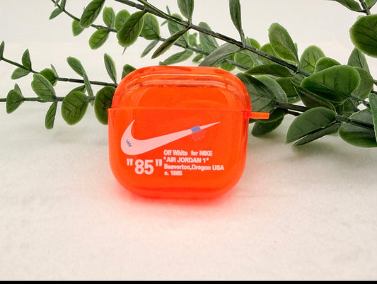Nike OFF WHITE design Protective case for AirPods 4
(2024) Orange