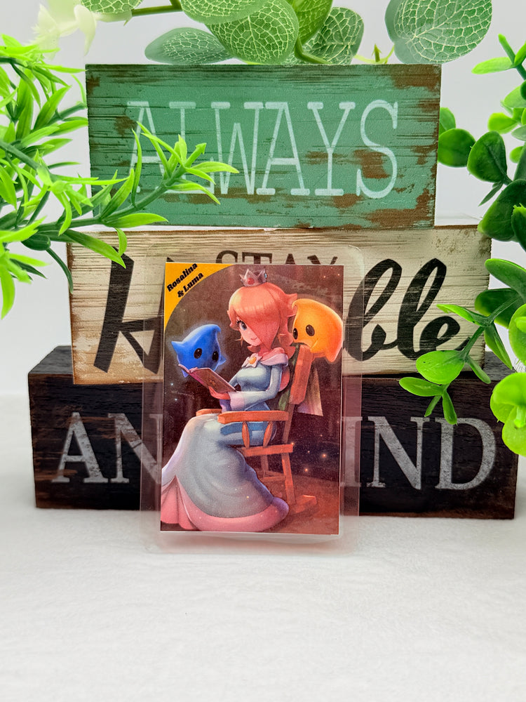 Fanart Super Mario Galaxy Amiibo Cards -Laminated Version