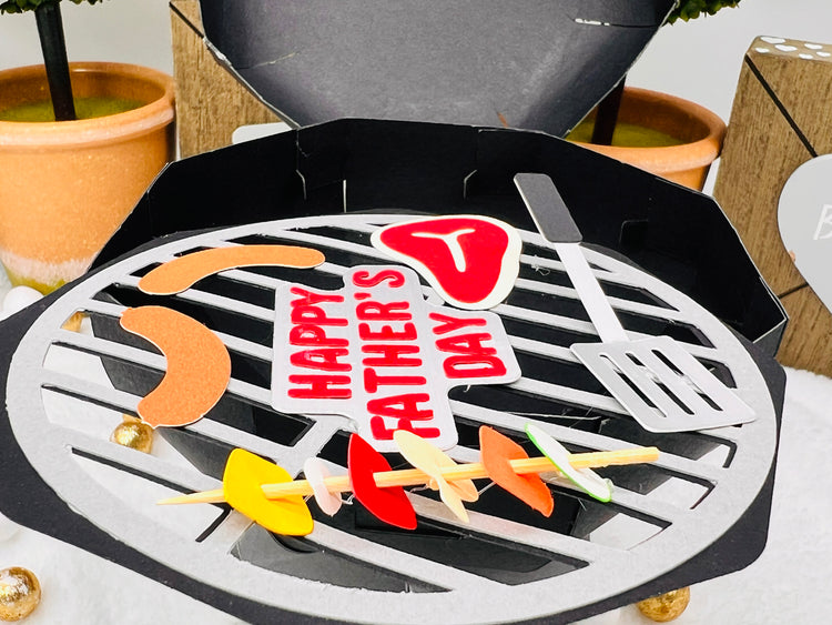 3D BBQ Grill Small Gift Holder