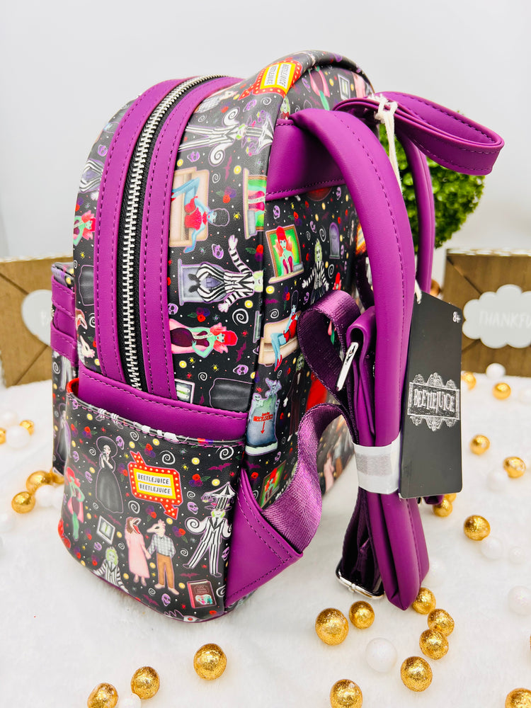 Loungefly Beetlejuice Icons Mini Backpack