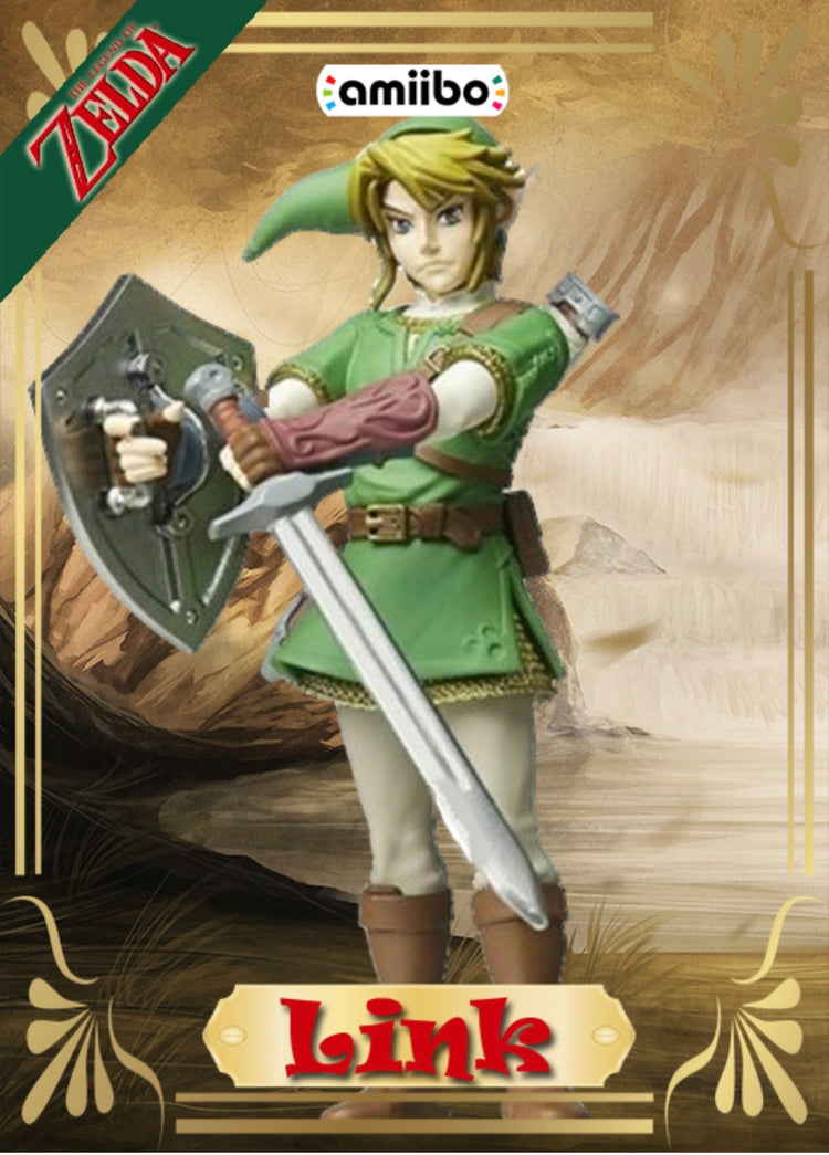 Legend Of Zelda NFC Amiibo: (laminated)