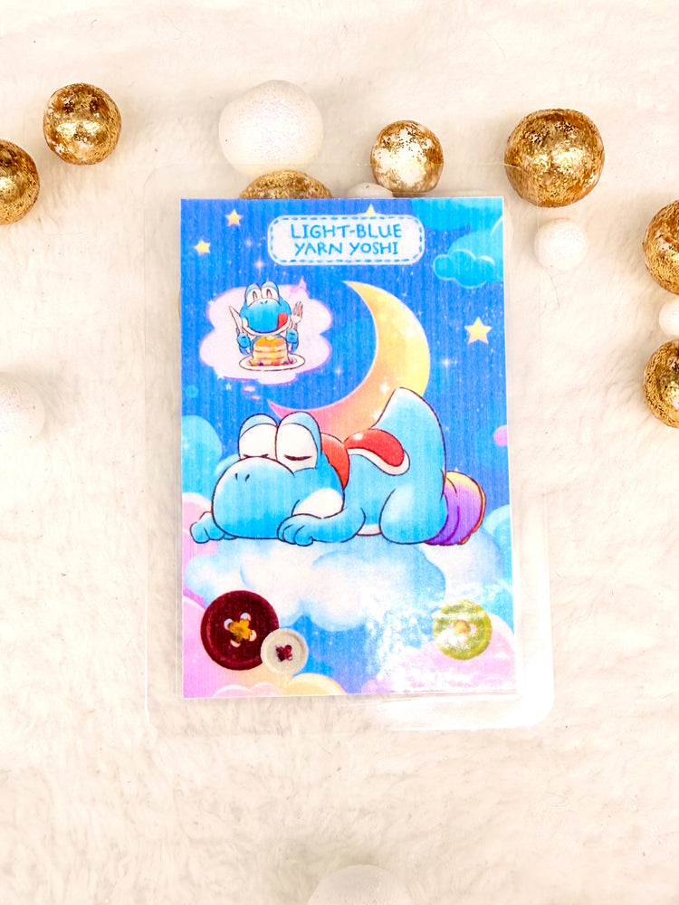 Yoshi's Yarn NFC Amiibos fanart Laminated version
