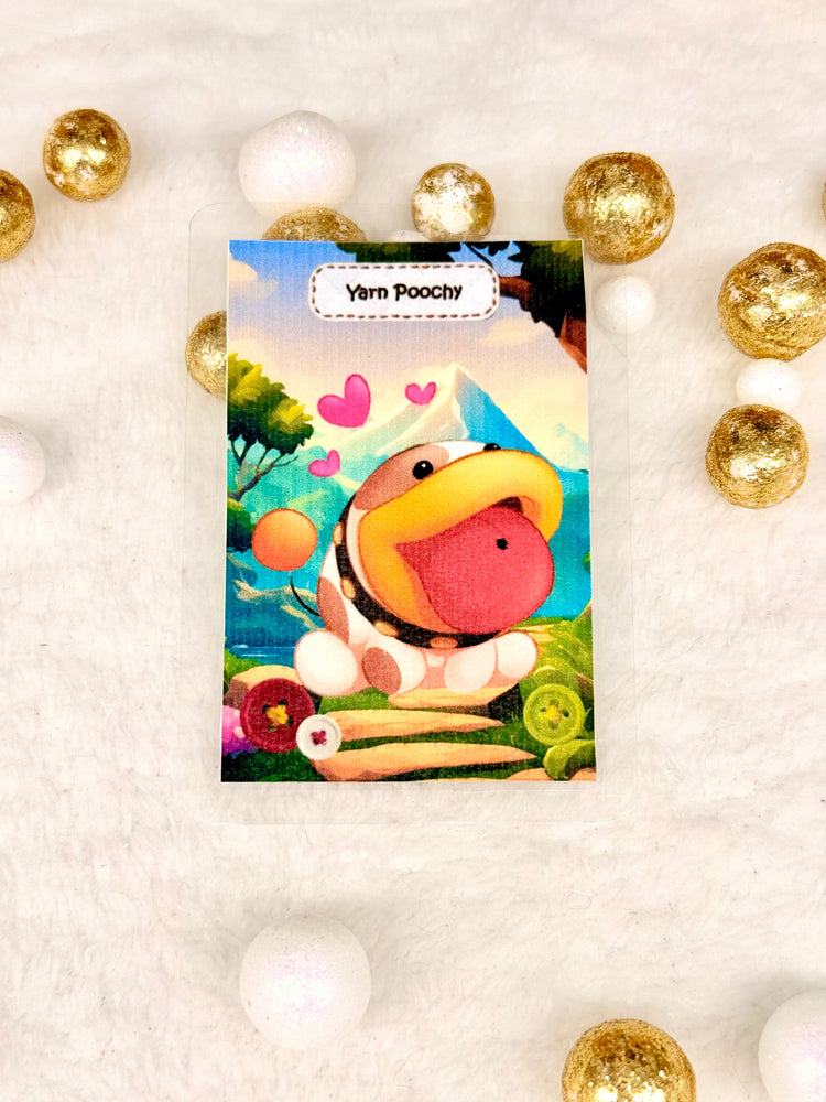 Yoshi's Yarn NFC Amiibos fanart Laminated version