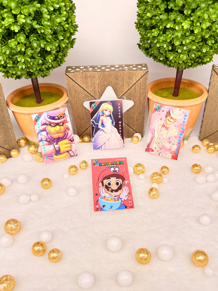 Super Mario NFC Amiibos Fanart Laminated Versions