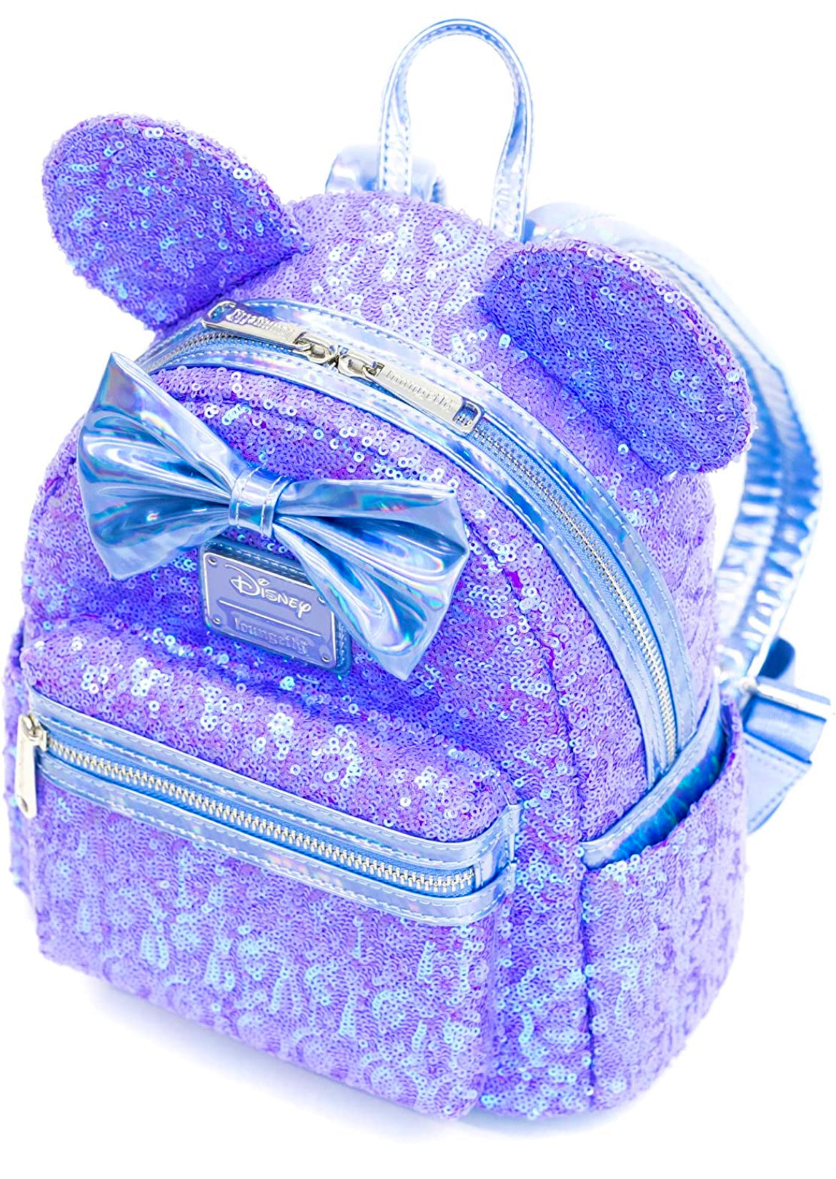 disney mini sequin backpack Disney - Minnie Purple Sequin US Exclusive Mini Backpack