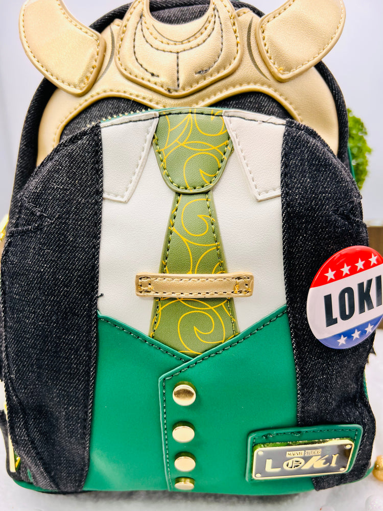 NYCC Marvel Loki President Cosplay Mini Backpack