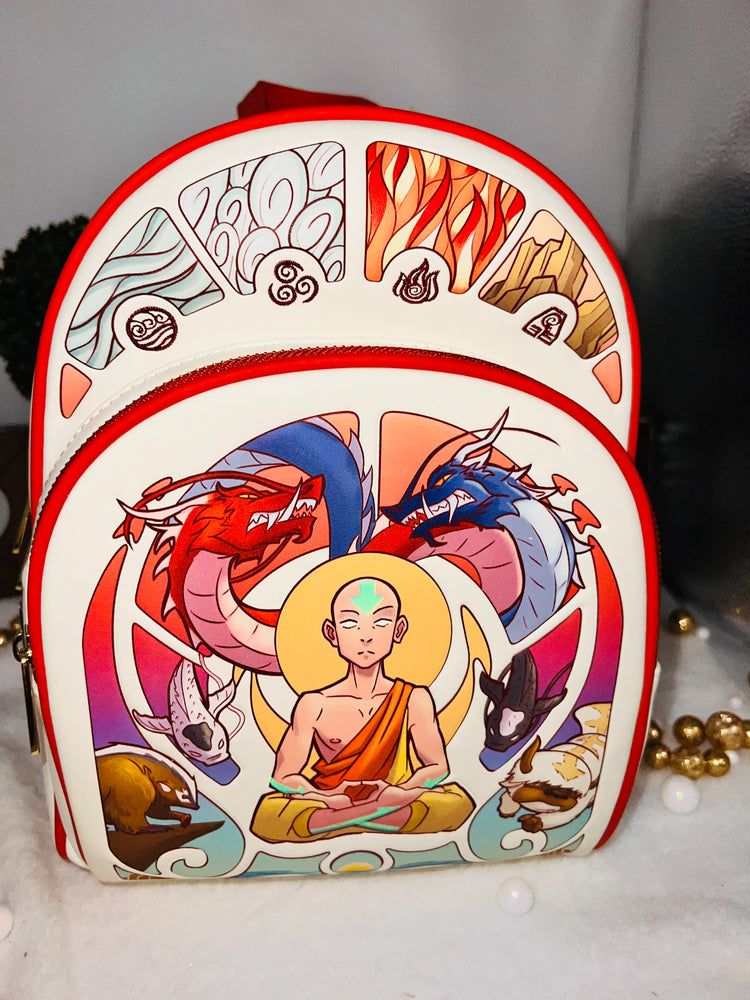 Loungelfy Avatar Aang Glow in the Dark Mini Backpack