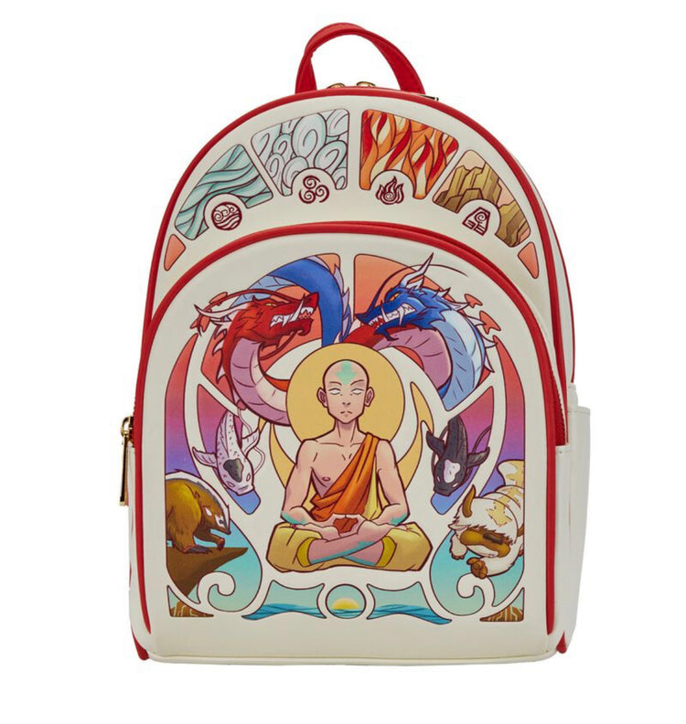 Loungelfy Avatar Aang Glow in the Dark Mini Backpack