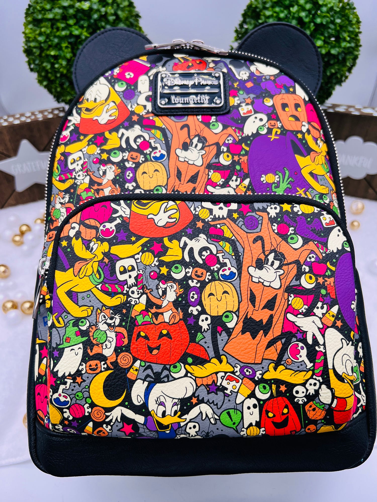halloween disney mini backpack Loungefly Mickey and Friends Halloween Backpack