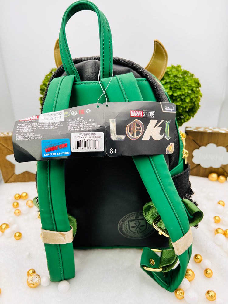 NYCC Marvel Loki President Cosplay Mini Backpack