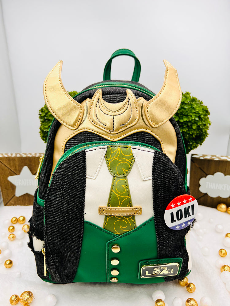 NYCC Marvel Loki President Cosplay Mini Backpack